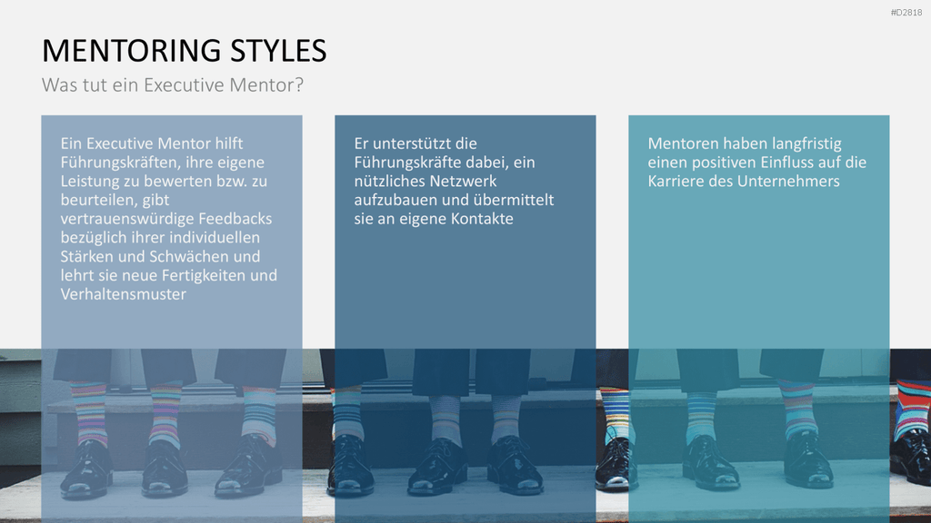 Executive Mentoring PowerPoint-Vorlage