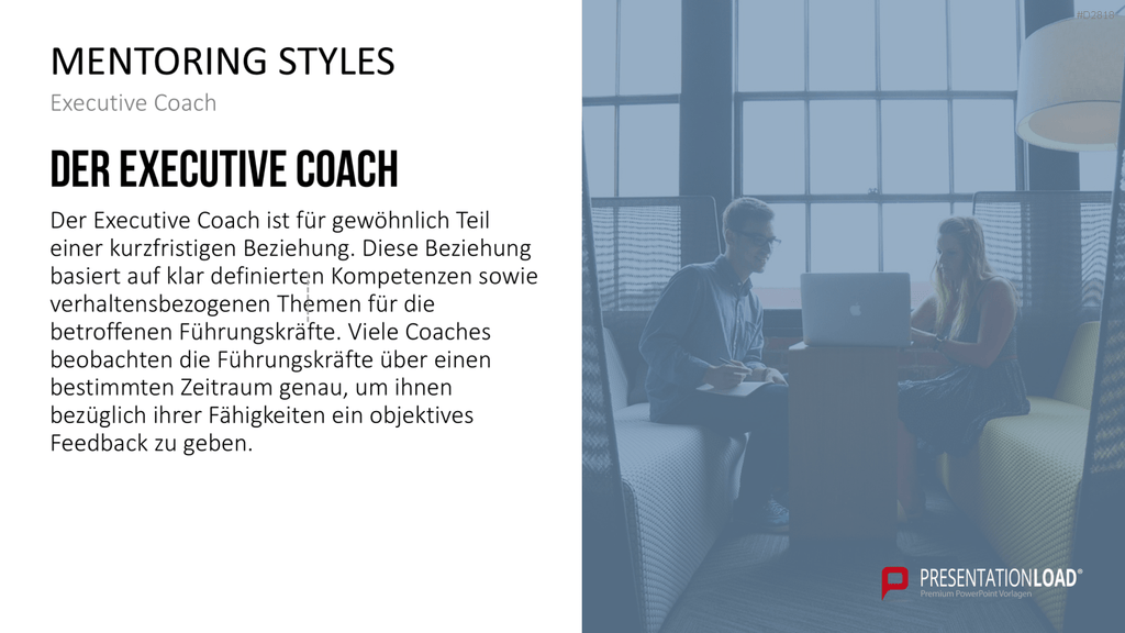 Executive Mentoring PowerPoint-Vorlage