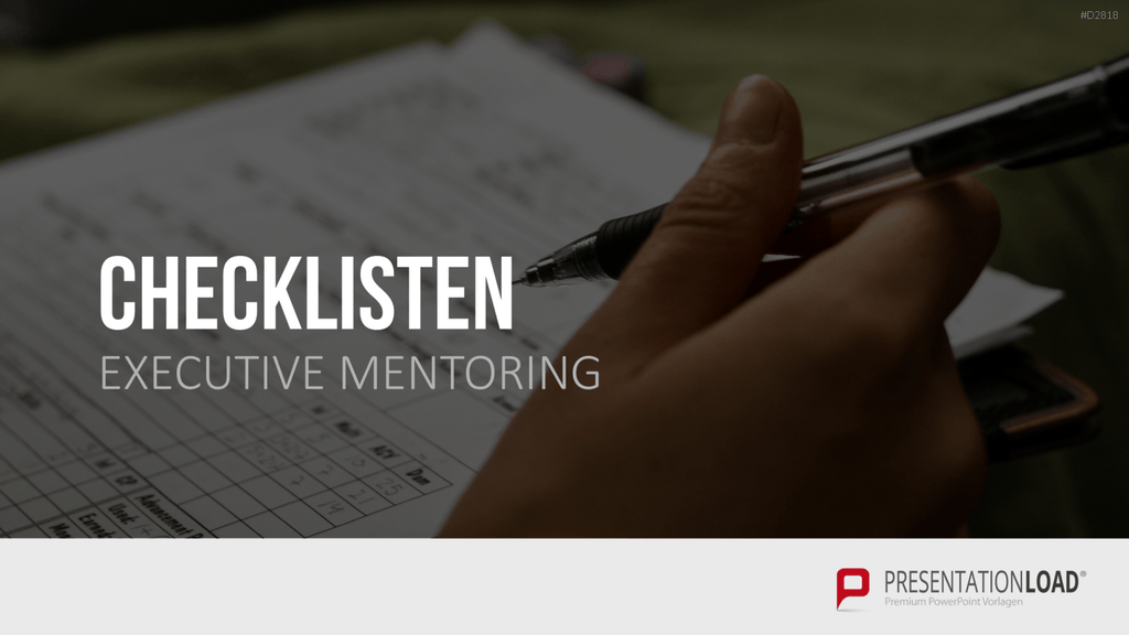 Executive Mentoring PowerPoint-Vorlage