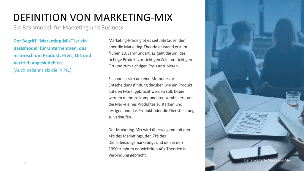 Der erweiterte Marketing-Mix | PowerPoint-Vorlage