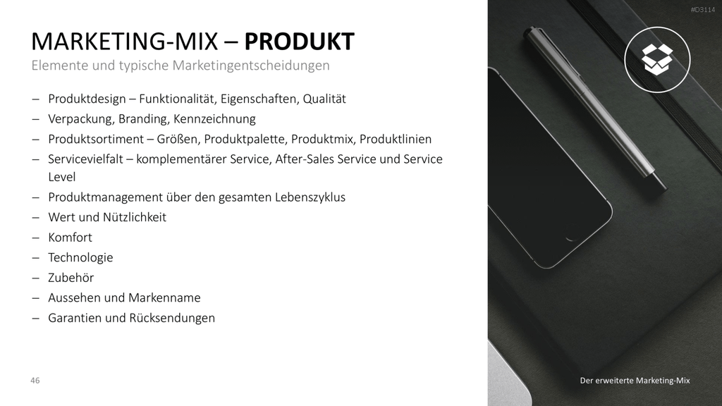 Der erweiterte Marketing-Mix | PowerPoint-Vorlage