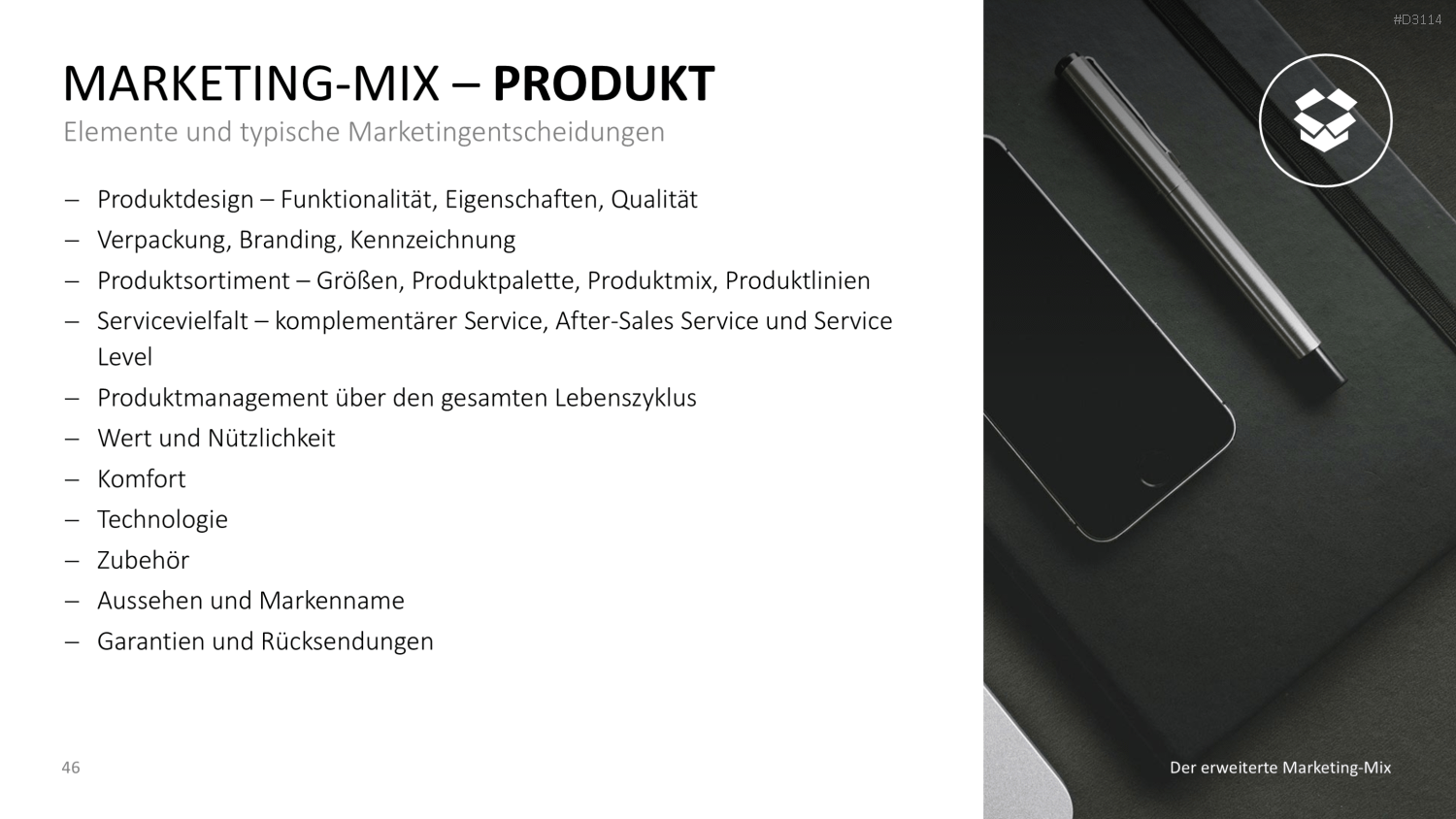 Der erweiterte Marketing-Mix | PowerPoint-Vorlage