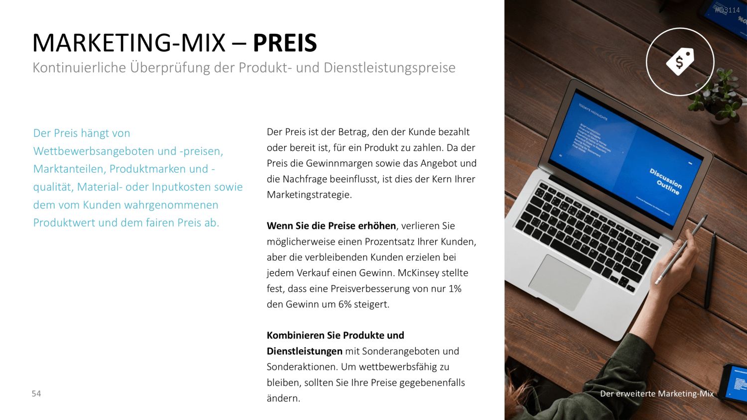 Der erweiterte Marketing-Mix | PowerPoint-Vorlage