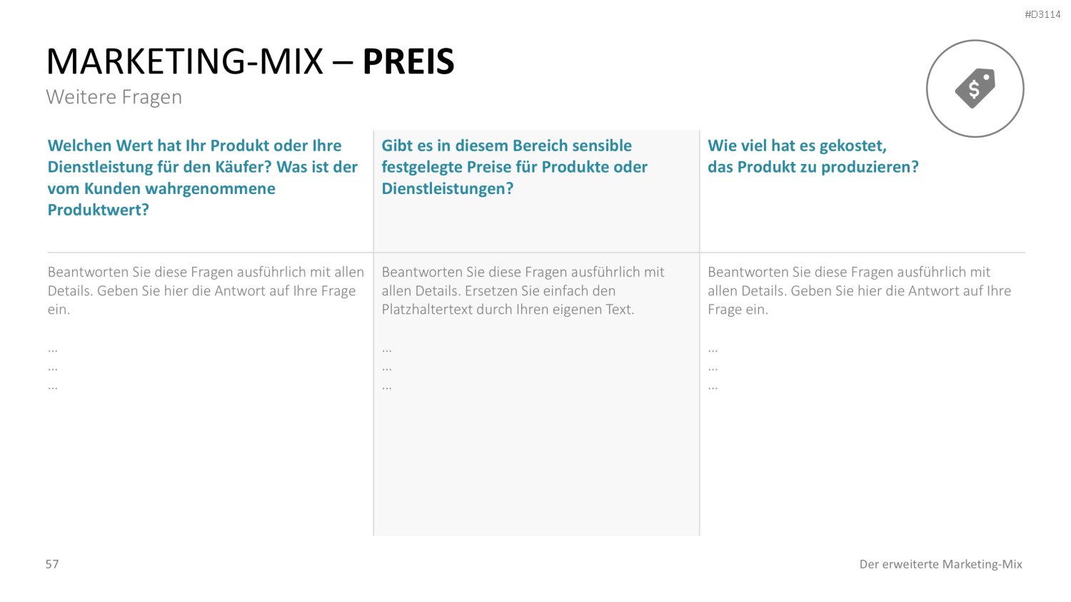 Der erweiterte Marketing-Mix | PowerPoint-Vorlage