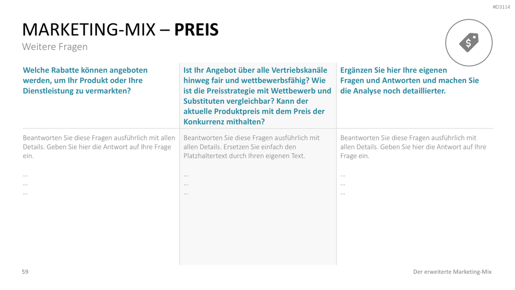 Der erweiterte Marketing-Mix | PowerPoint-Vorlage
