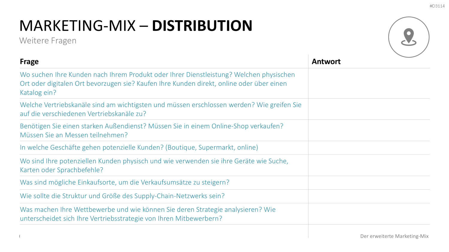 Der erweiterte Marketing-Mix | PowerPoint-Vorlage