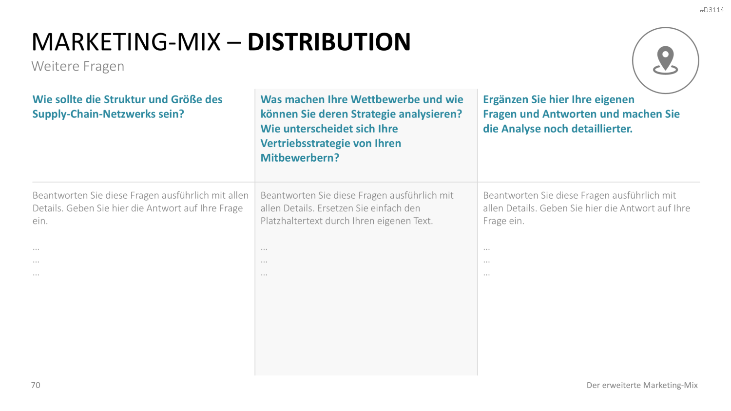 Der erweiterte Marketing-Mix | PowerPoint-Vorlage