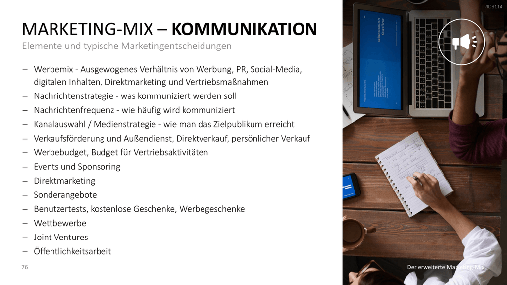 Der erweiterte Marketing-Mix | PowerPoint-Vorlage