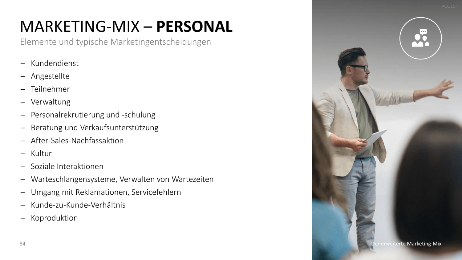 Der erweiterte Marketing-Mix | PowerPoint-Vorlage
