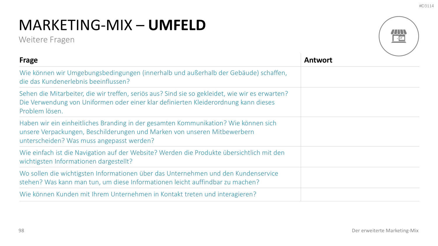 Der erweiterte Marketing-Mix | PowerPoint-Vorlage