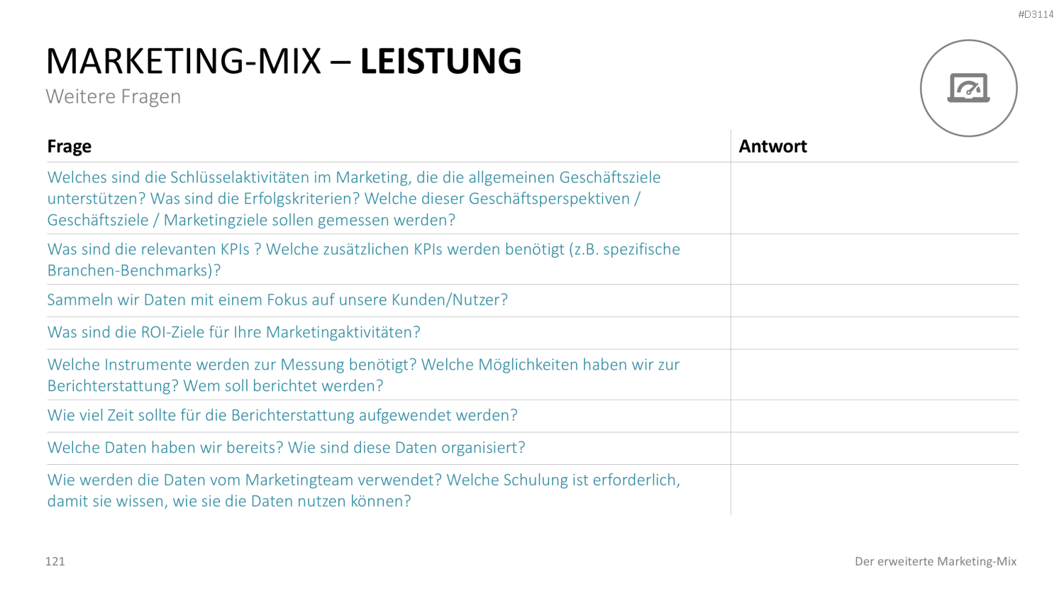 Der erweiterte Marketing-Mix | PowerPoint-Vorlage