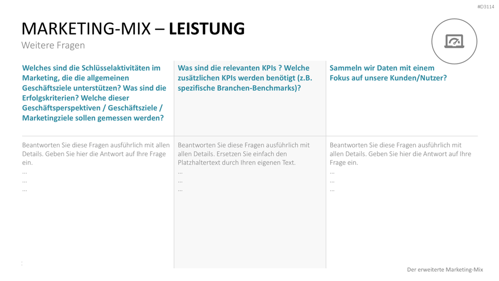 Der erweiterte Marketing-Mix | PowerPoint-Vorlage