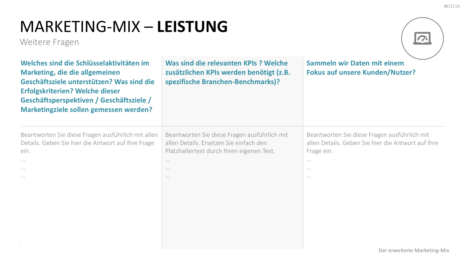 Der erweiterte Marketing-Mix | PowerPoint-Vorlage
