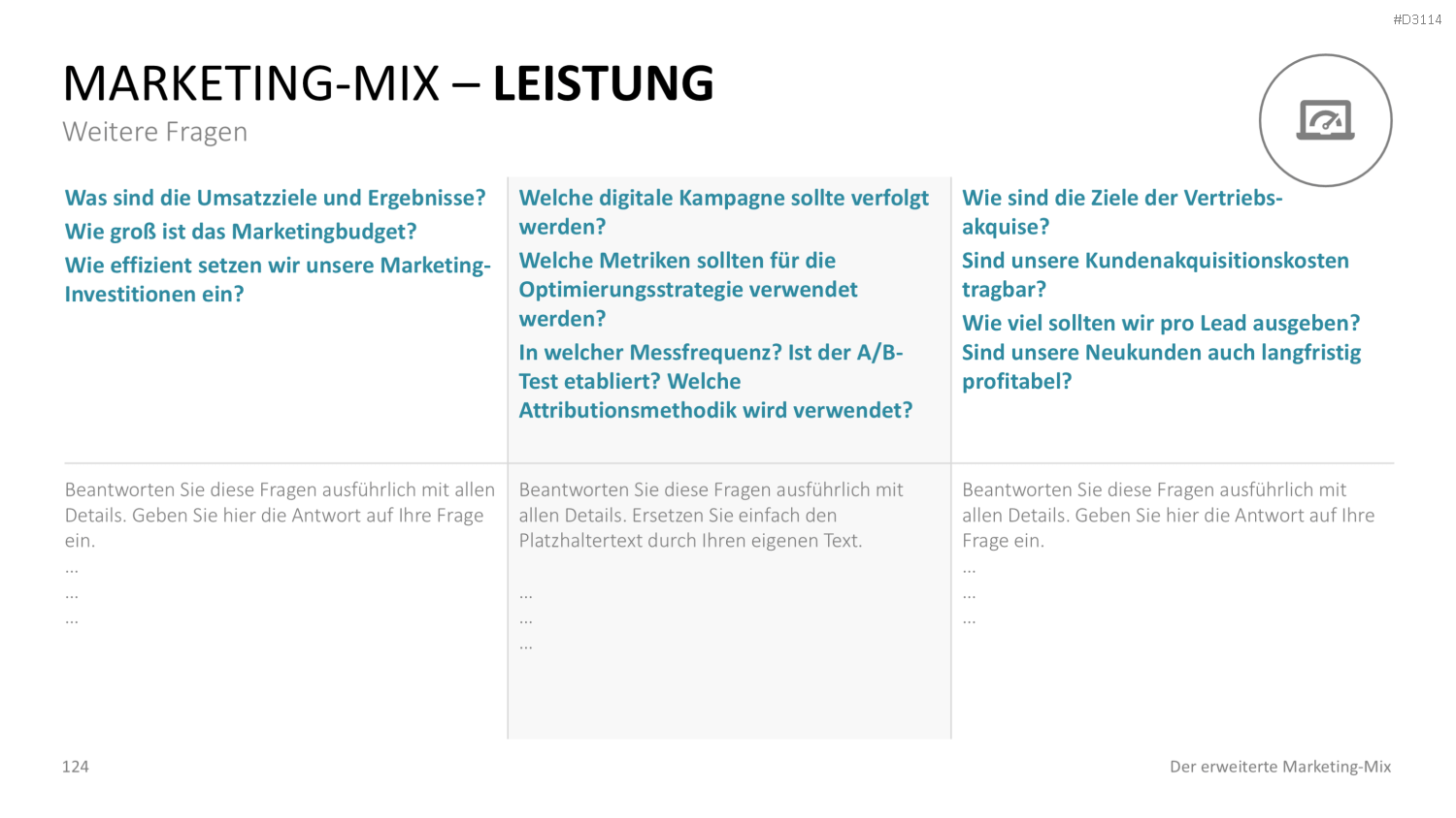 Der erweiterte Marketing-Mix | PowerPoint-Vorlage
