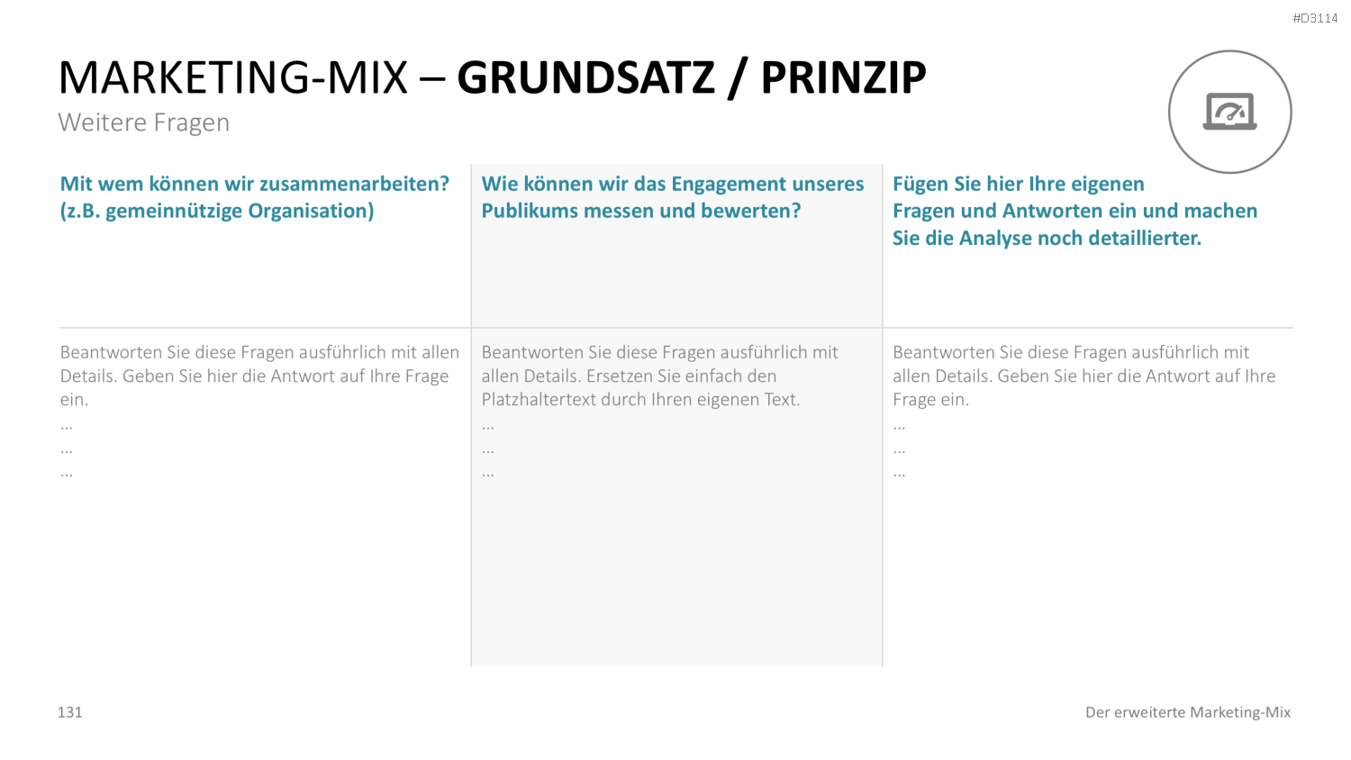 Der erweiterte Marketing-Mix | PowerPoint-Vorlage