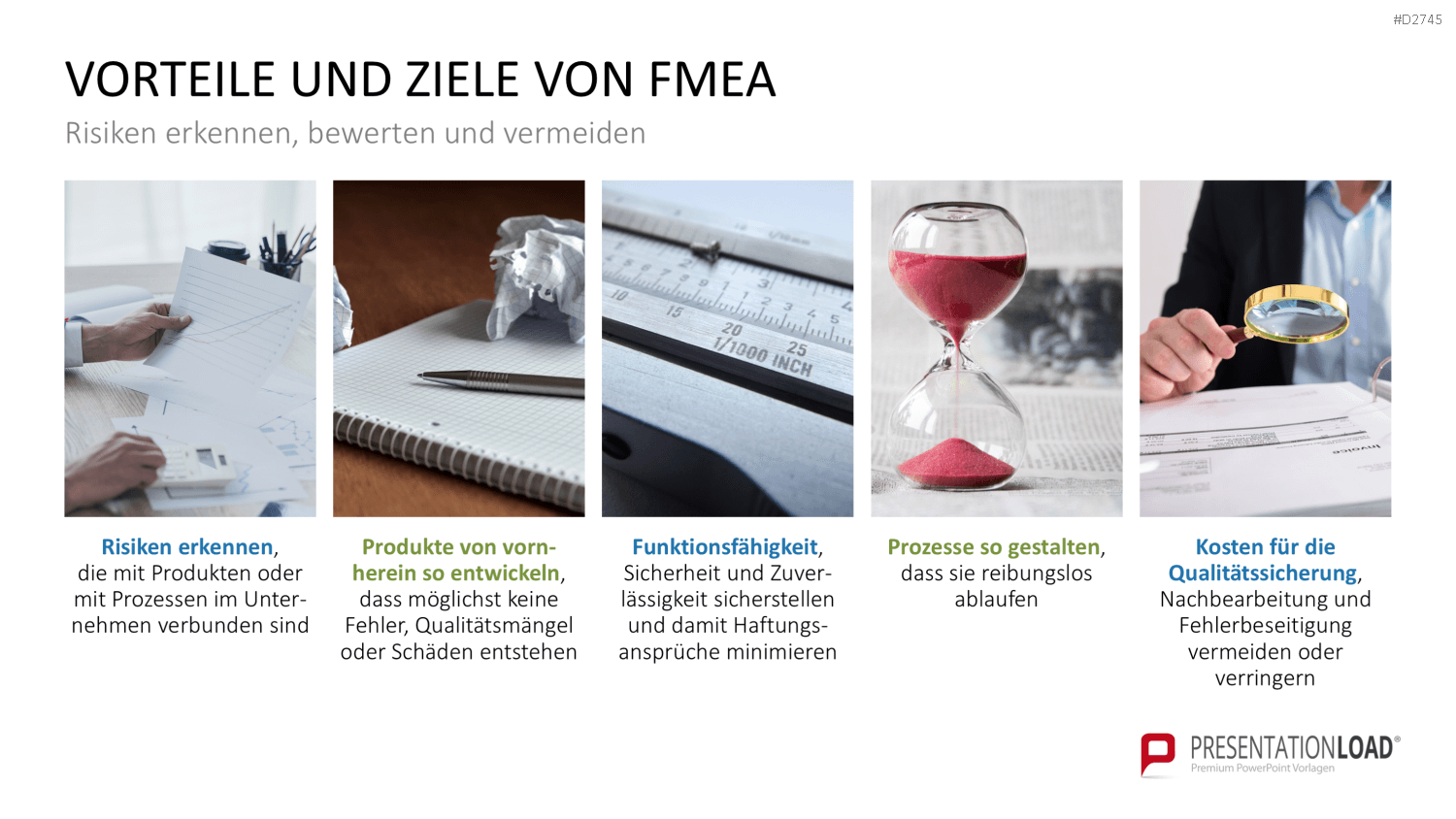 Fehler-Möglichkeits-Einfluss-Analyse (FMEA) PowerPoint-Vorlage