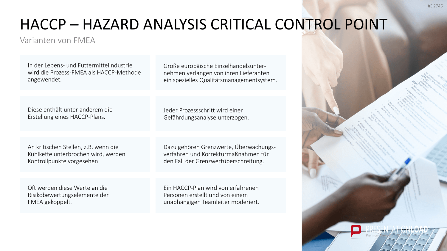 Fehler-Möglichkeits-Einfluss-Analyse (FMEA) PowerPoint-Vorlage