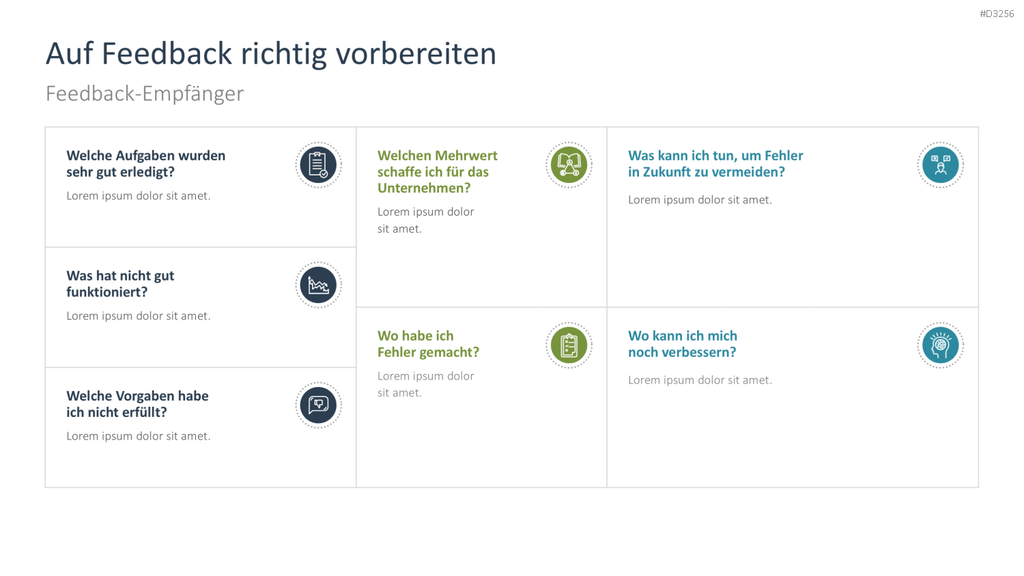 Feedback PowerPoint-Vorlage