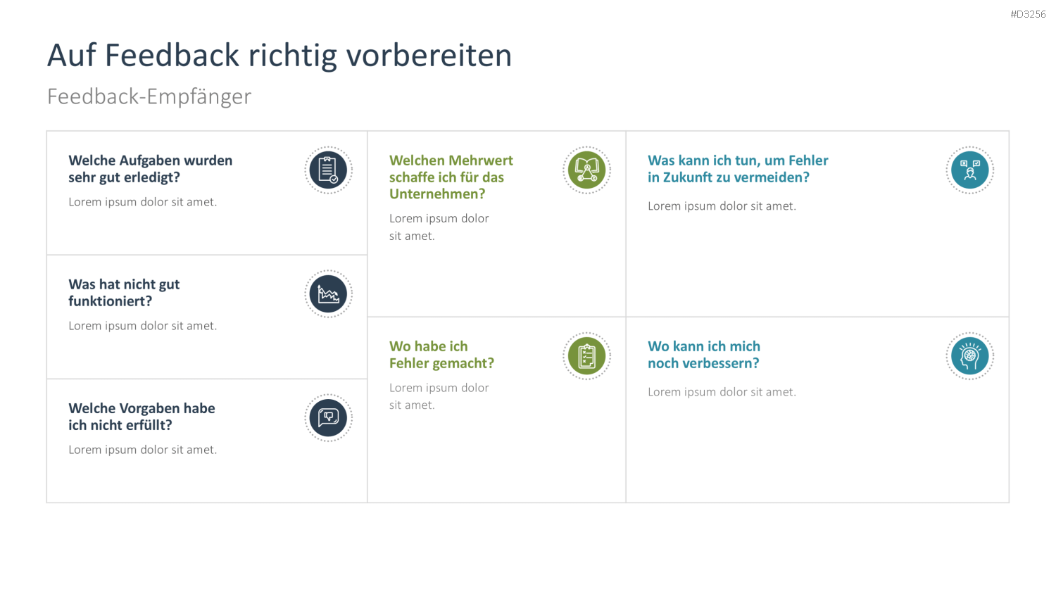 Feedback PowerPoint-Vorlage