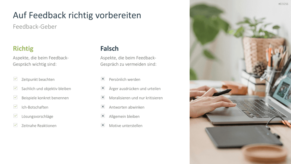 Feedback PowerPoint-Vorlage