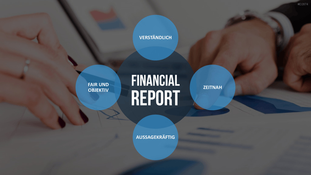 Financial Report PowerPoint-Vorlage