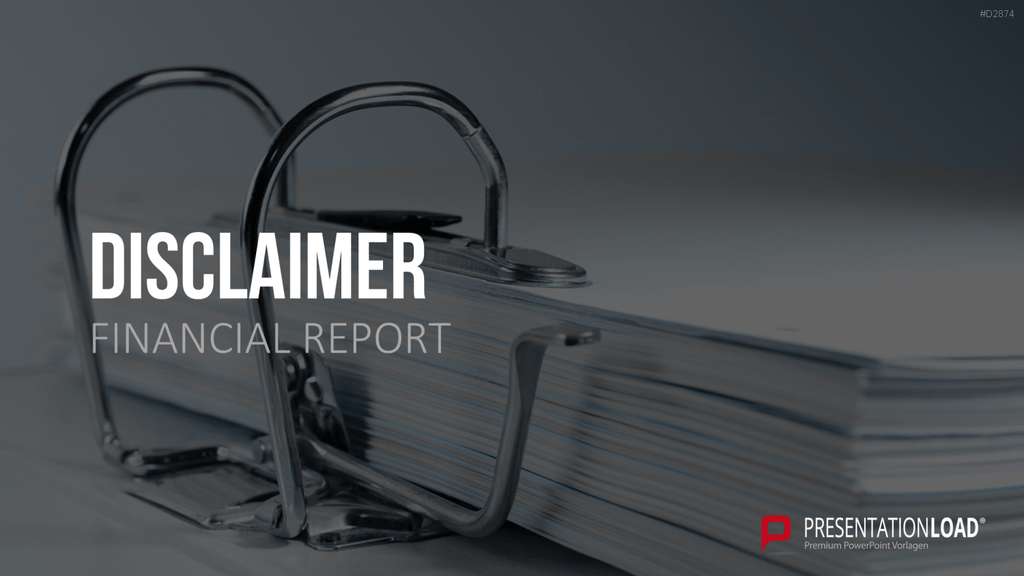 Financial Report PowerPoint-Vorlage
