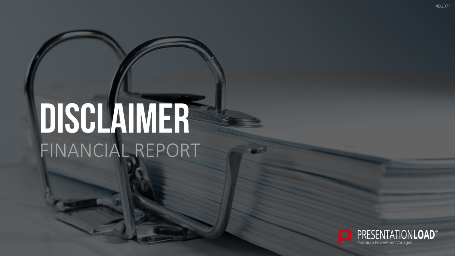 Financial Report PowerPoint-Vorlage