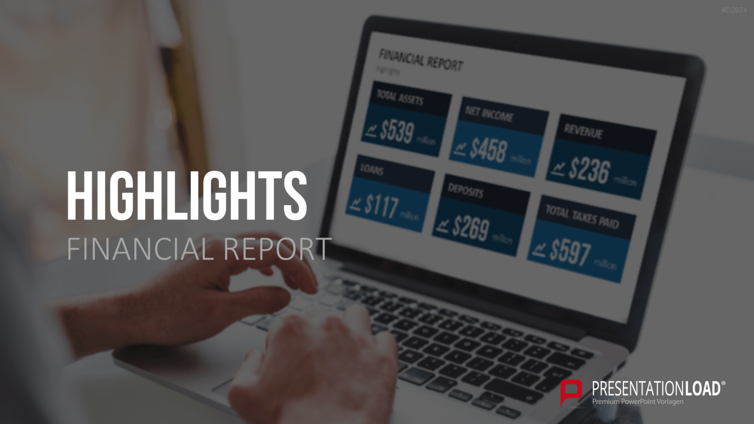 Financial Report PowerPoint-Vorlage