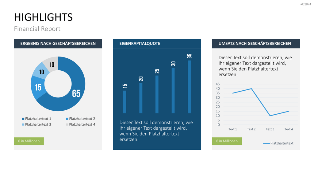 Financial Report PowerPoint-Vorlage