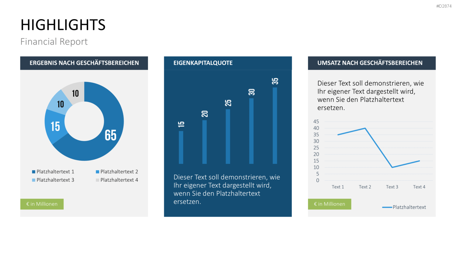Financial Report PowerPoint-Vorlage