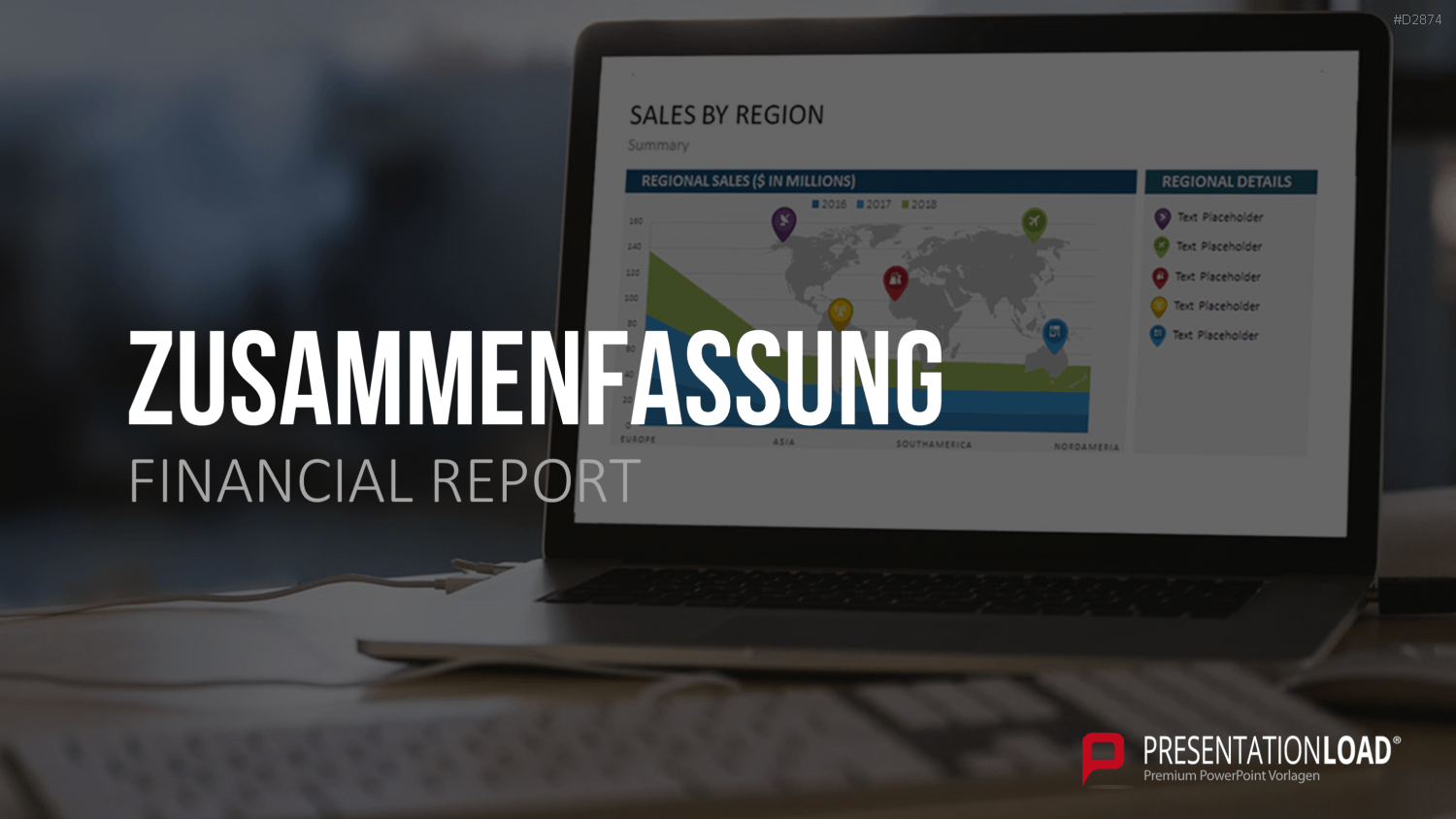 Financial Report PowerPoint-Vorlage