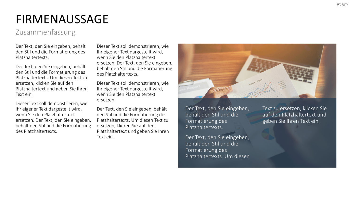Financial Report PowerPoint-Vorlage