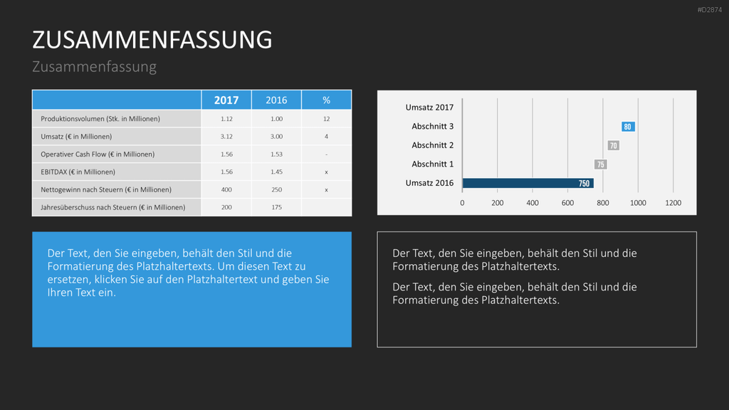 Financial Report PowerPoint-Vorlage