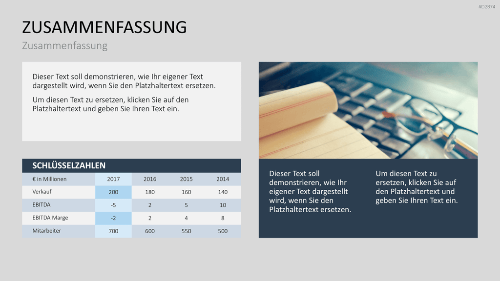 Financial Report PowerPoint-Vorlage