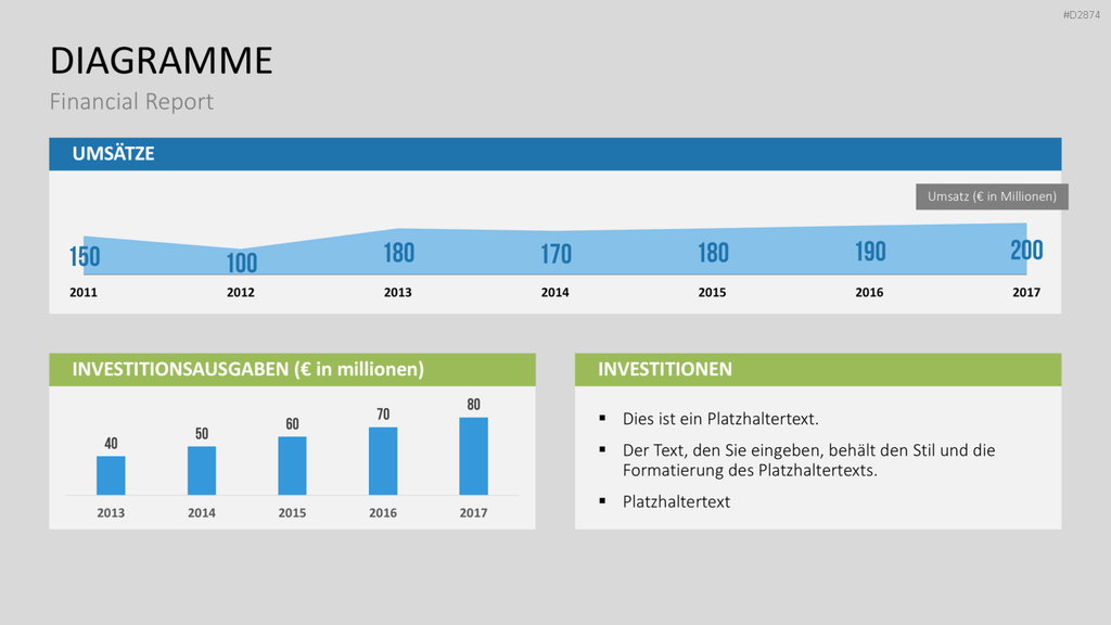 Financial Report PowerPoint-Vorlage