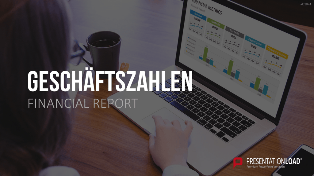 Financial Report PowerPoint-Vorlage