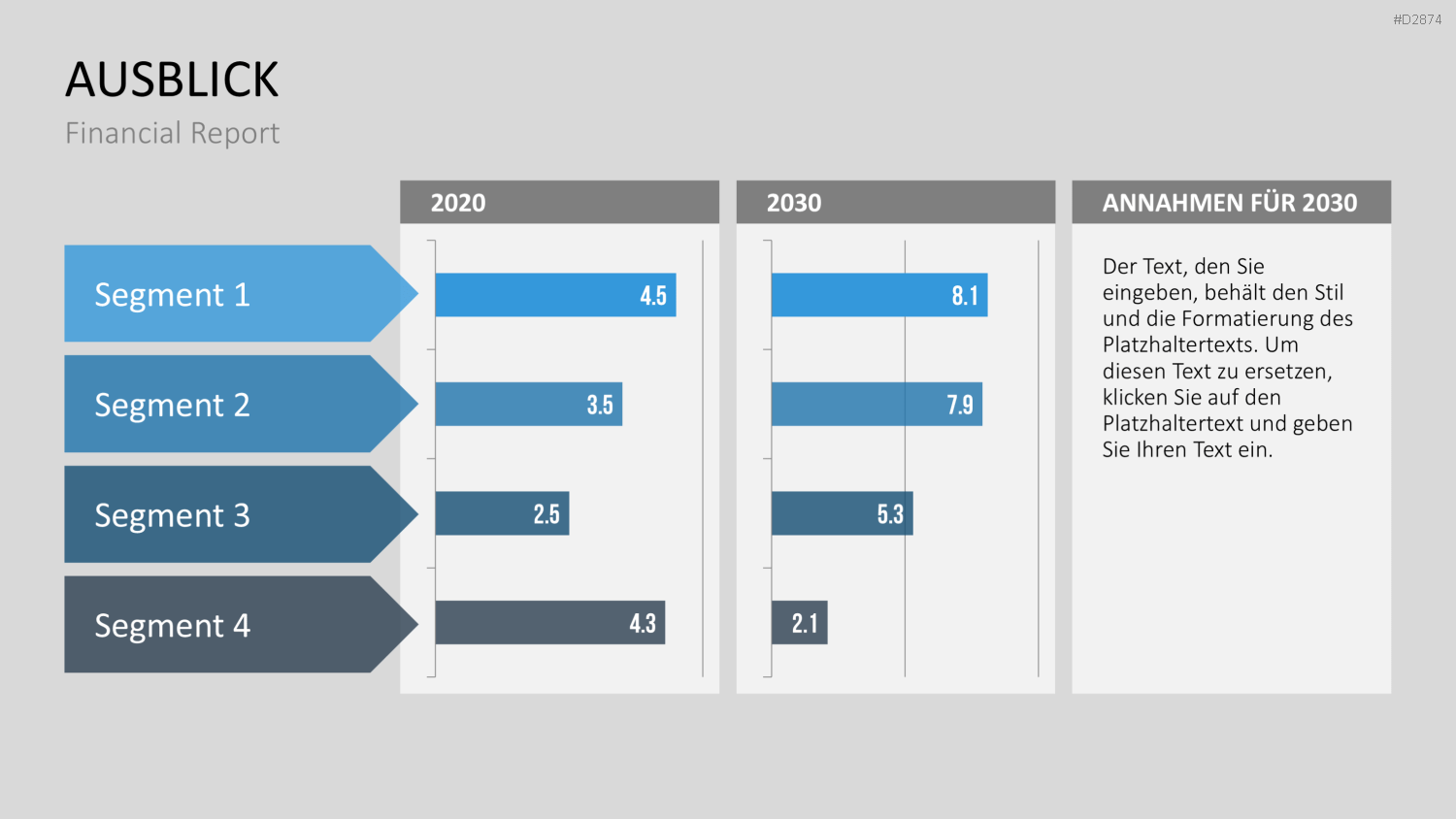 Financial Report PowerPoint-Vorlage