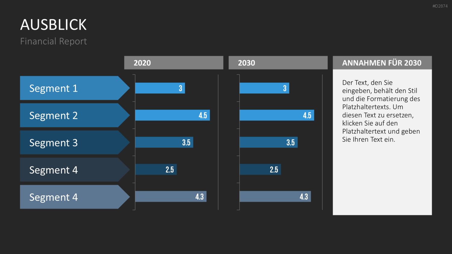 Financial Report PowerPoint-Vorlage