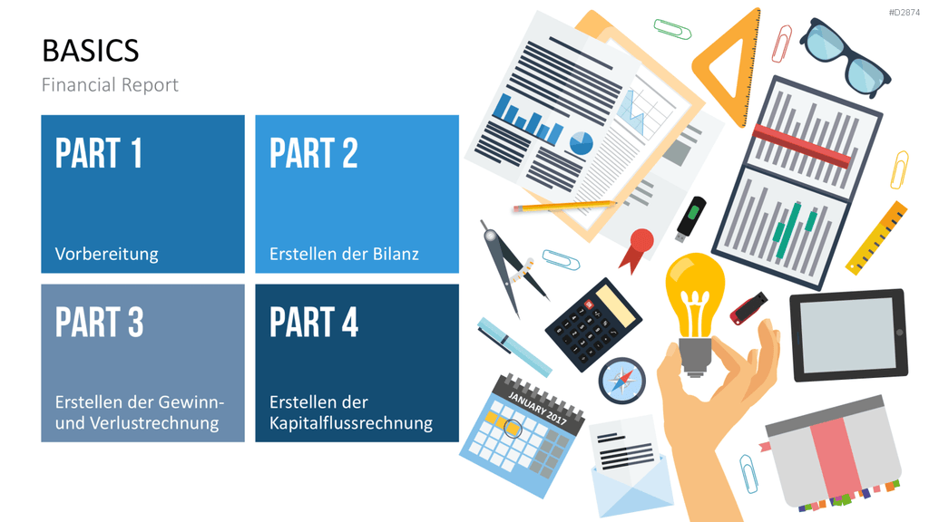 Financial Report PowerPoint-Vorlage