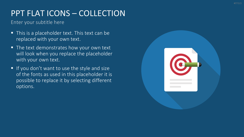 Flat Design - Icons Collection PowerPoint-Vorlage