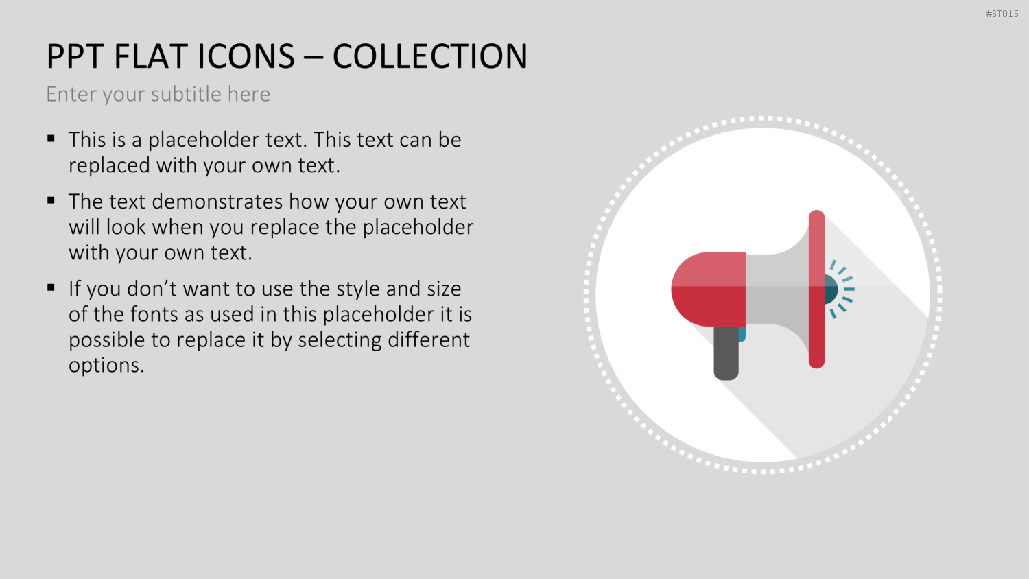 Flat Design - Icons Collection PowerPoint-Vorlage