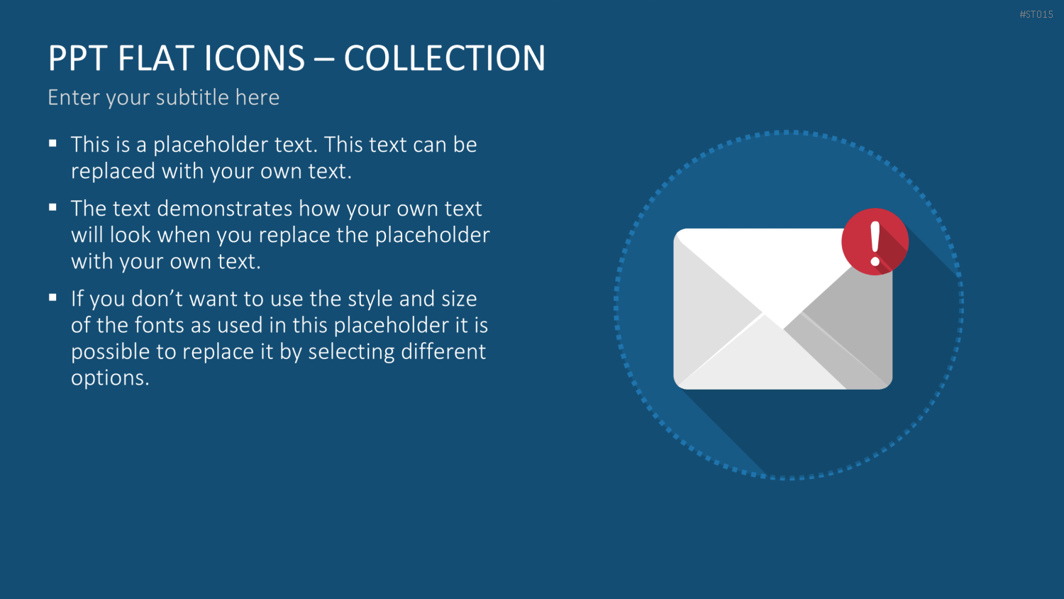 Flat Design - Icons Collection PowerPoint-Vorlage