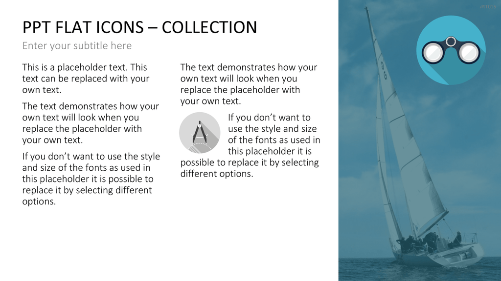Flat Design - Icons Collection PowerPoint-Vorlage