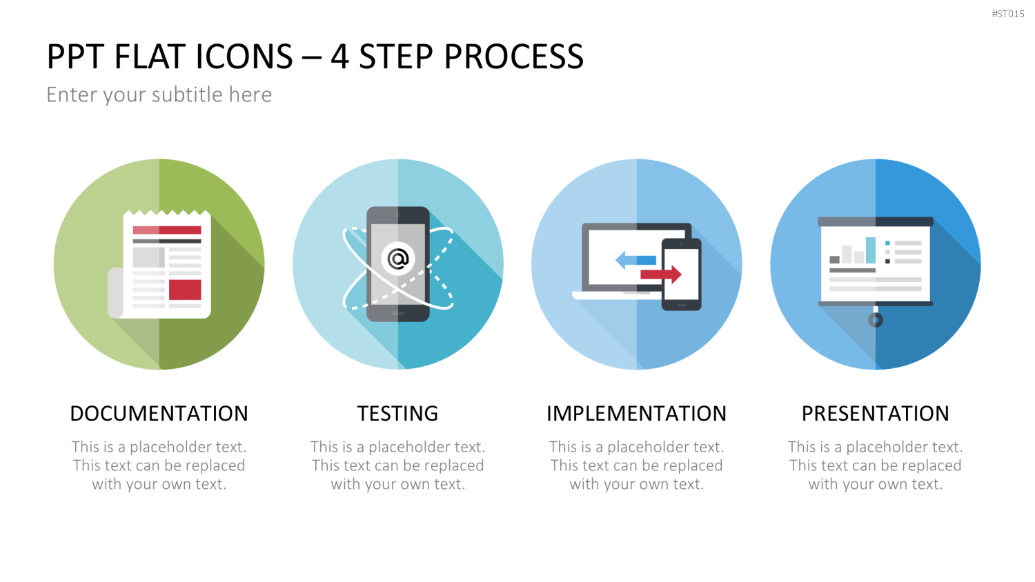 Flat Design - Icons Collection PowerPoint-Vorlage