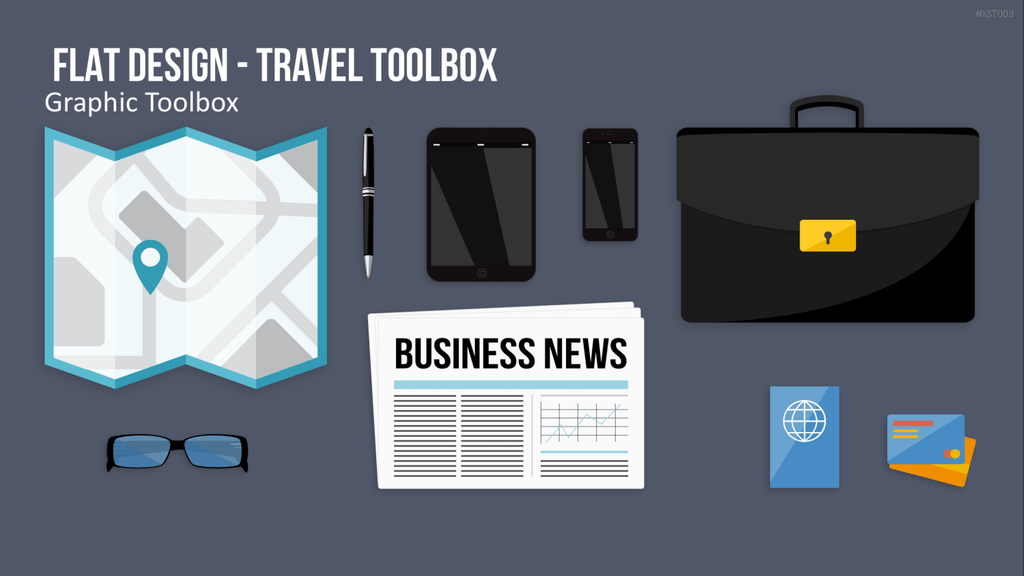Flat Design - Bundle 1 PowerPoint-Vorlage