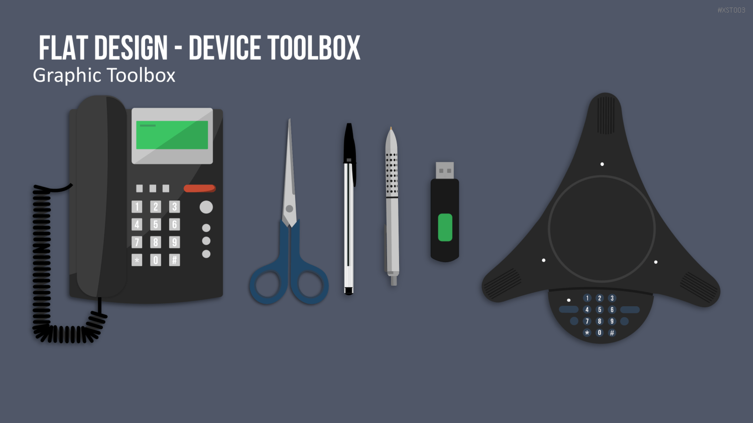 Flat Design - Bundle 1 PowerPoint-Vorlage