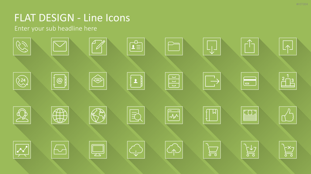 Flat Design - Bundle 2 PowerPoint-Vorlage