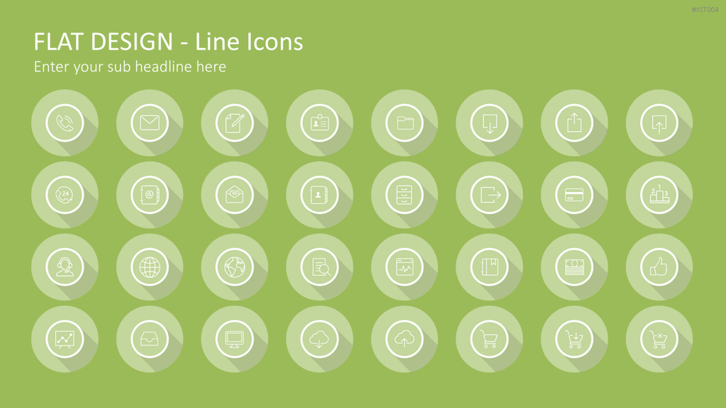 Flat Design - Bundle 2 PowerPoint-Vorlage