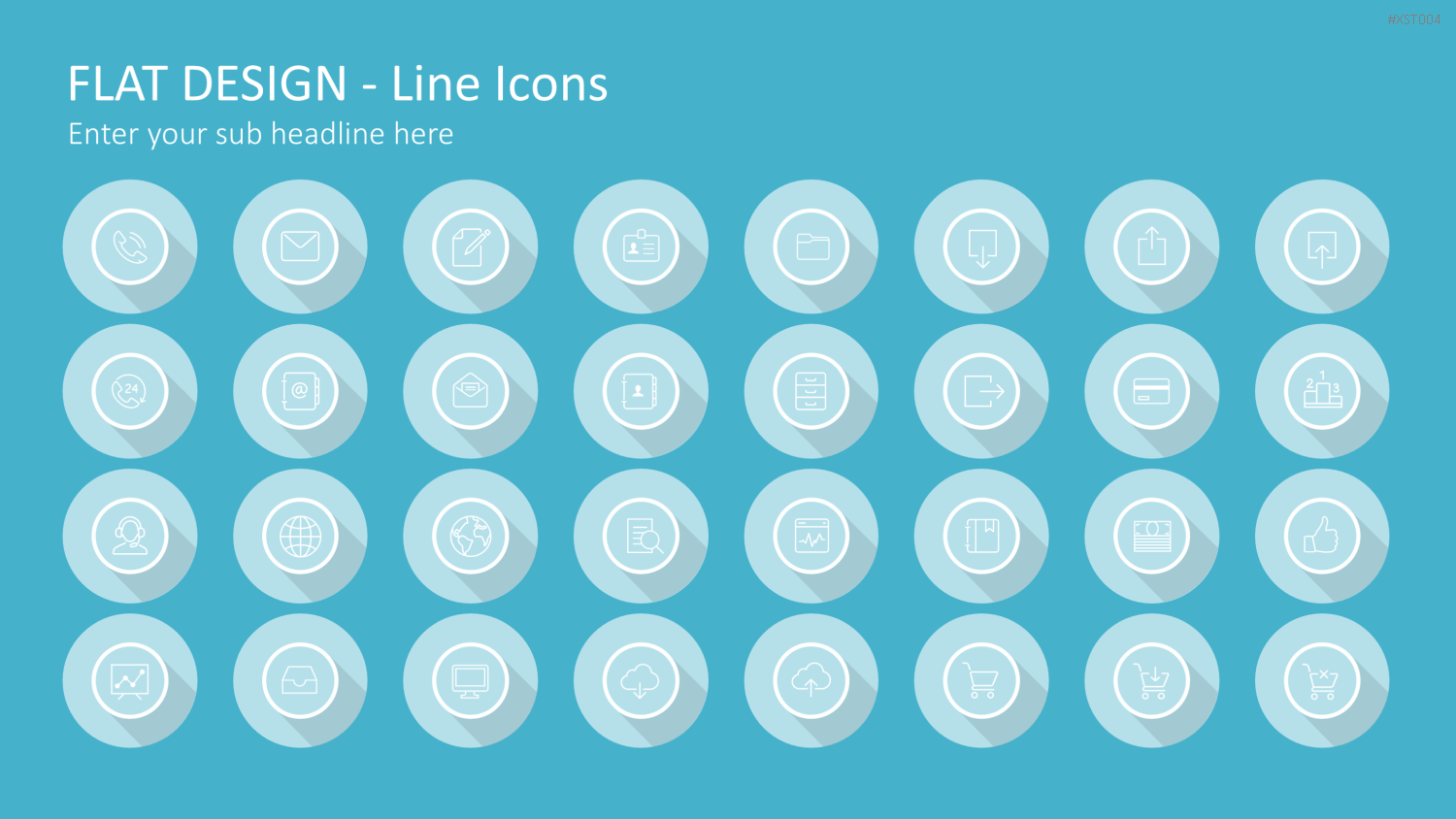Flat Design - Bundle 2 PowerPoint-Vorlage