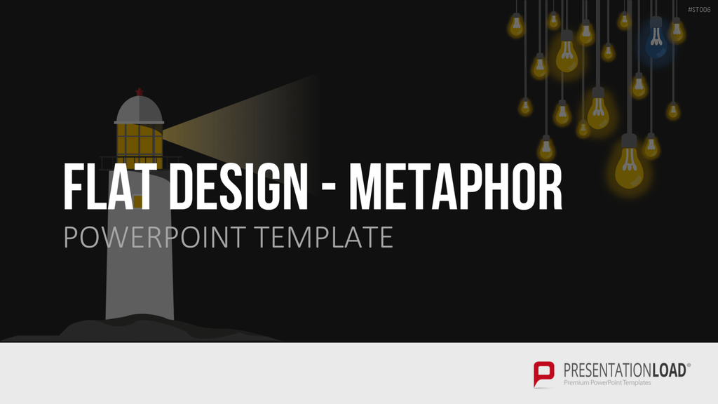 Flat Design - Metaphern (Animiert) PowerPoint-Vorlage